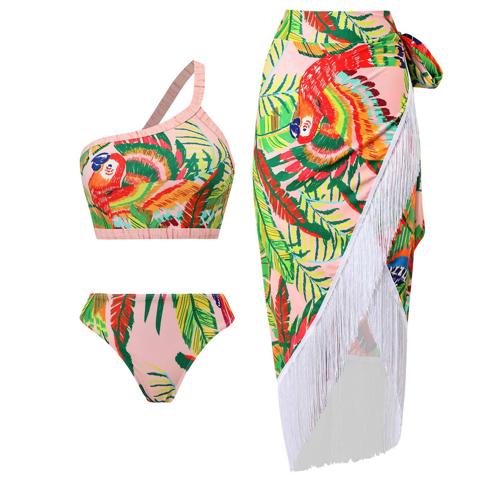 Fashion Self-Tie Dress Chiffon Niche Style One-Piece Swimsuit - Just The Fly Way