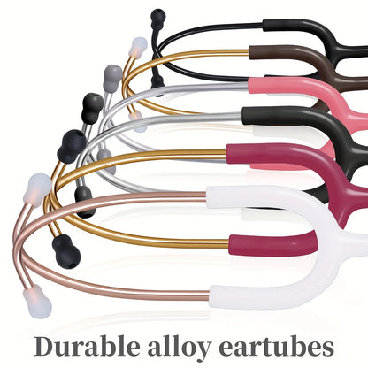 Fashionable, Bold and Beautiful DressMedical Double Sided Stethoscope Professional Portable Cardiology Stethoscope Medical Equipment Nurse Doctor Stethoscope