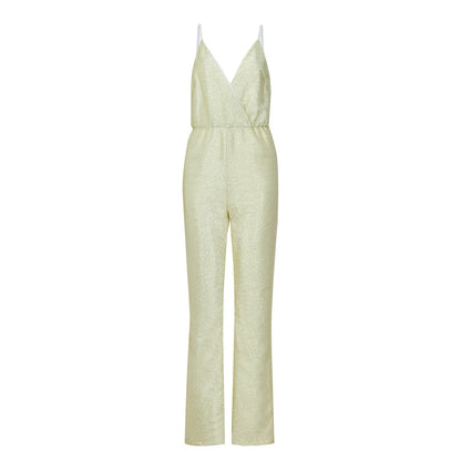 Dazzling Sequins and Glitter Playsuit Brings Vibrant Sparkle and Sophistication to Club Nights, Parties, and Special Occasions - Just The Fly Way