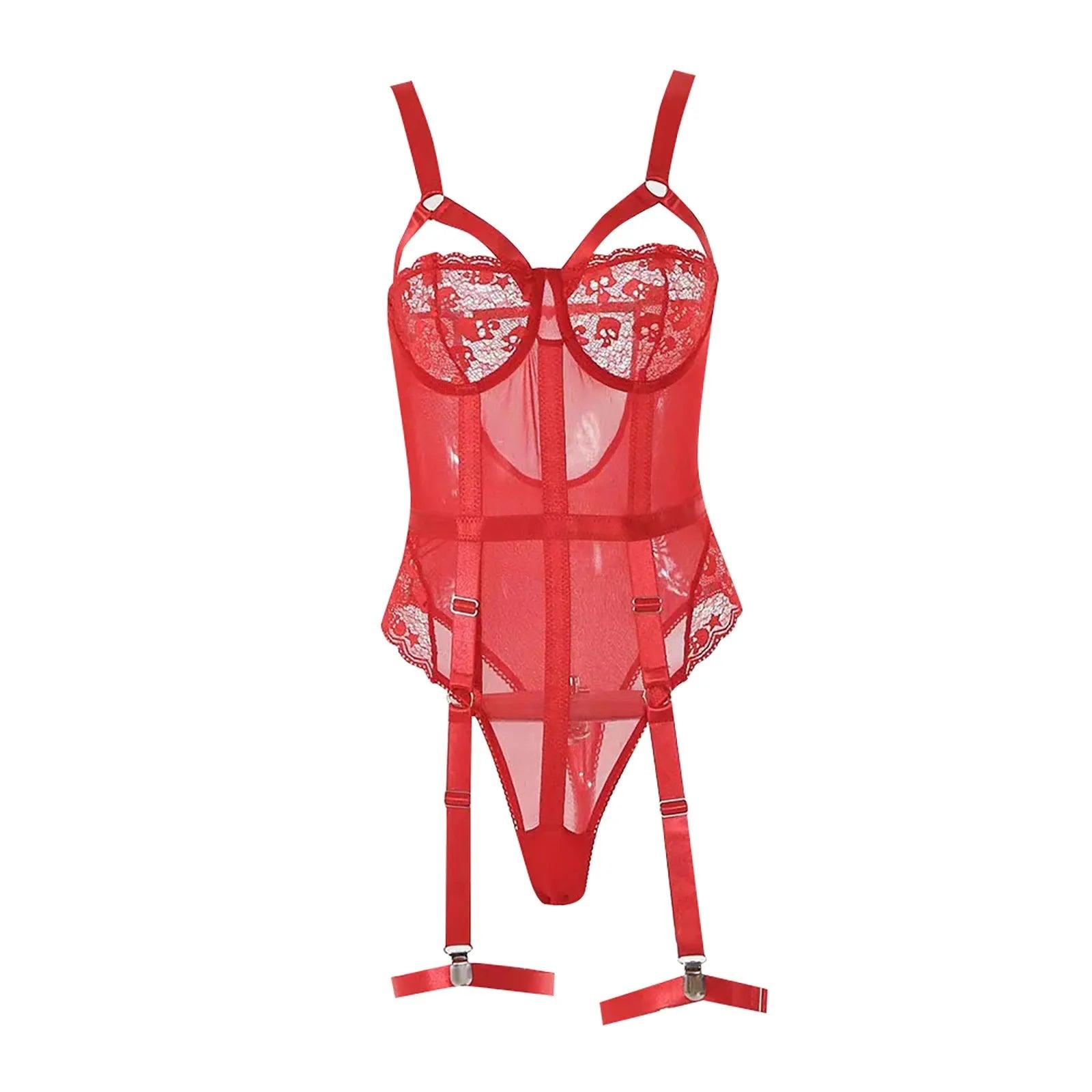 Lace Lingеrie Teddy Set, Soft and Durable Cotton for a Luxurious Feel - Just The Fly Way