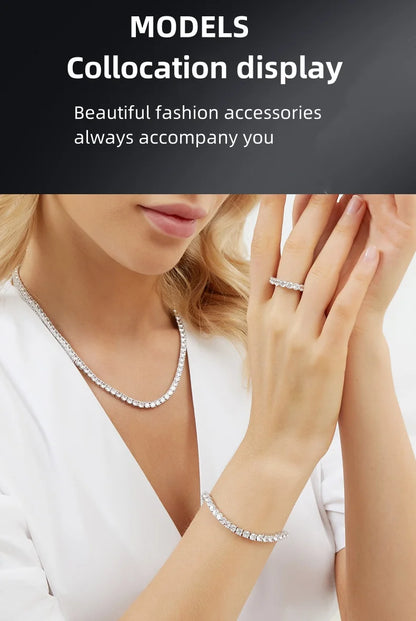 Shine On Bracelet - 925 Silver Plated & 18K Gold Zircon Tennis Bracelet for Men & Women - Just The Fly Way