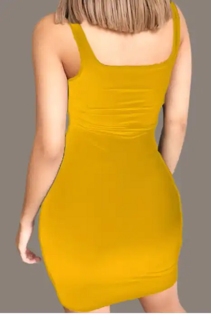 Elegant Bodycon Mini Dress, Solid Colors - Just The Fly Way