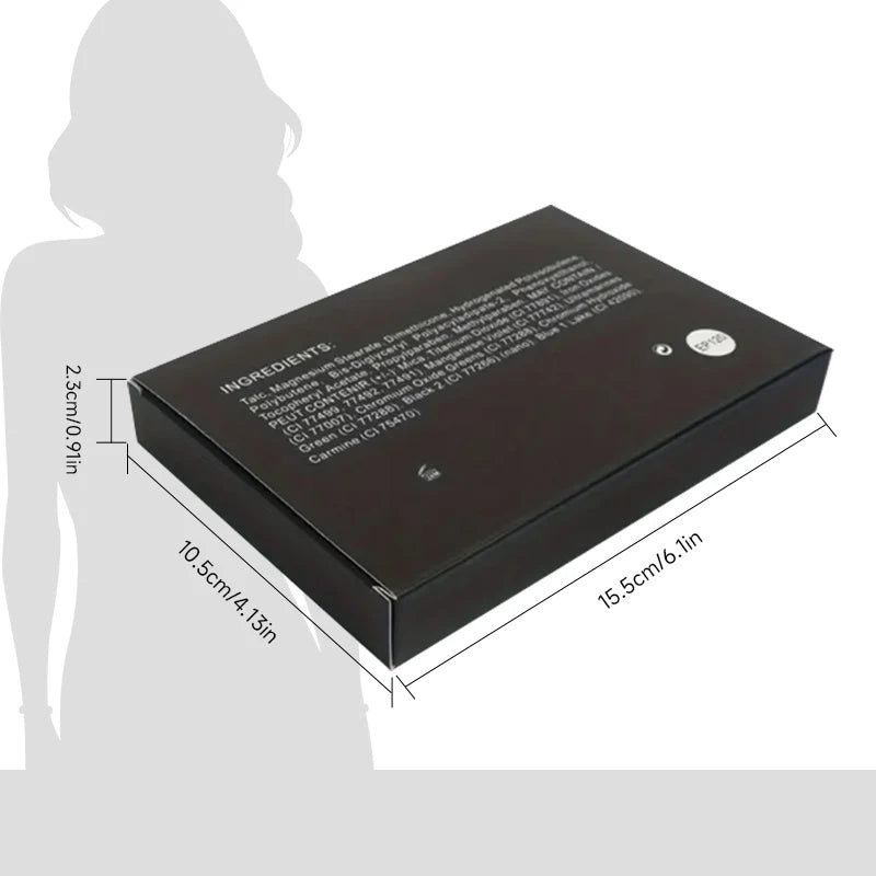 Black rectangular box with text and dimensions shown relative to a person