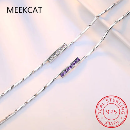 Shine On Women's 925 Sterling Silver CZ Tennis Bracelet - Perfect for Weddings & Special Occasions - Just The Fly Way