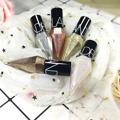Fashionable, Bold and Beautiful DressDiamond Shiny Eye Liners Eyeshadow Waterproof Silver Rose Gold Color Glitter Sequins Eyeliner Eye Shadow Makeup Beauty Cosmetics