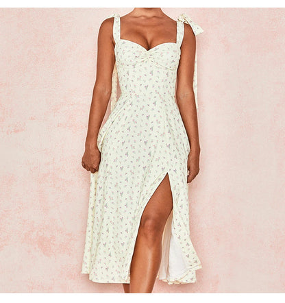 Floral Tight Camisole Dress male Clothing Sexy Club Mini Skirt Vestidos Casual Short Dress - Just The Fly Way