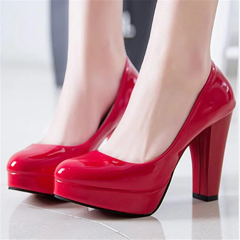 Fashionable, Bold and Beautiful DressWomen's Pumps Shoes Pointed Toe High Heels Slip-On Designer Shoes