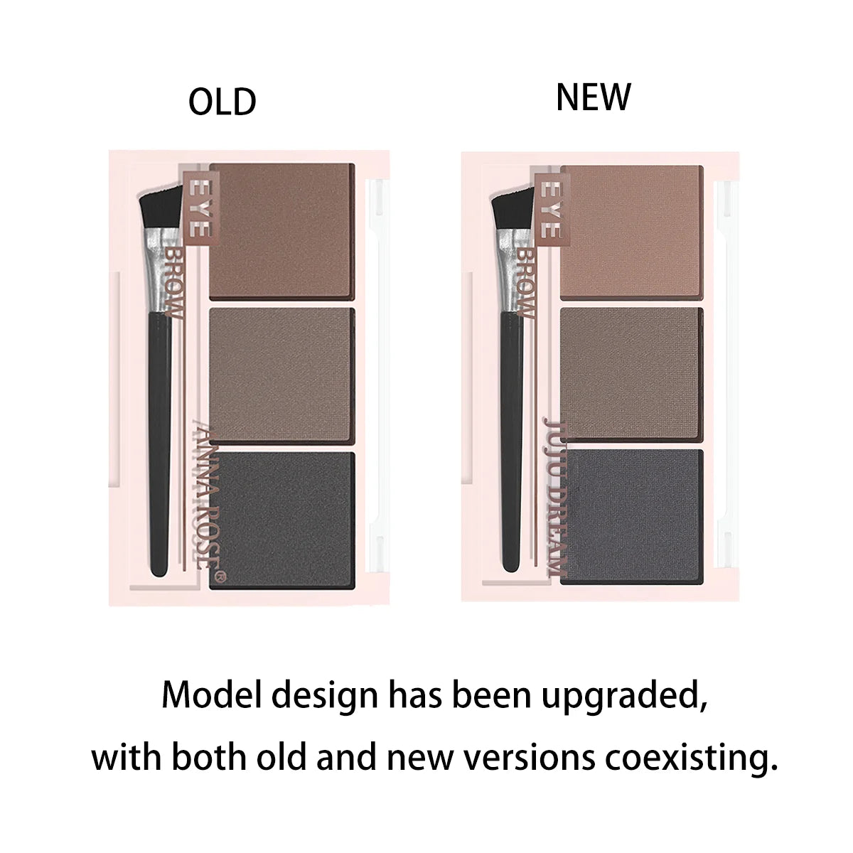 Fashionable, Bold and Beautiful DressThree-color eyebrow powder shadow three-dimensional eyebrow shape waterproof and sweat-proof natural long-lasting eyebrow powder