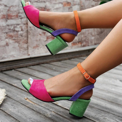 Fashionable, Bold and Beautiful DressWomen Sandals New Fashion High Heels Sandals Sexy Big Size Sandals Women Strap High Quality Shoes for Women Sandalias De Mujer