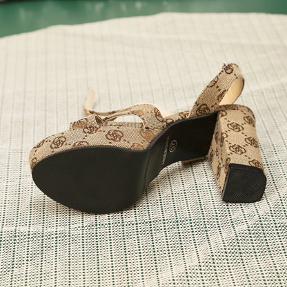 Fashionable, Bold and Beautiful DressHigh Heels Women Summer Sandals Women Platform Shoes Luxury Designer Sandals Outdoor Casual Platform Sandals Sandalias De Mujer