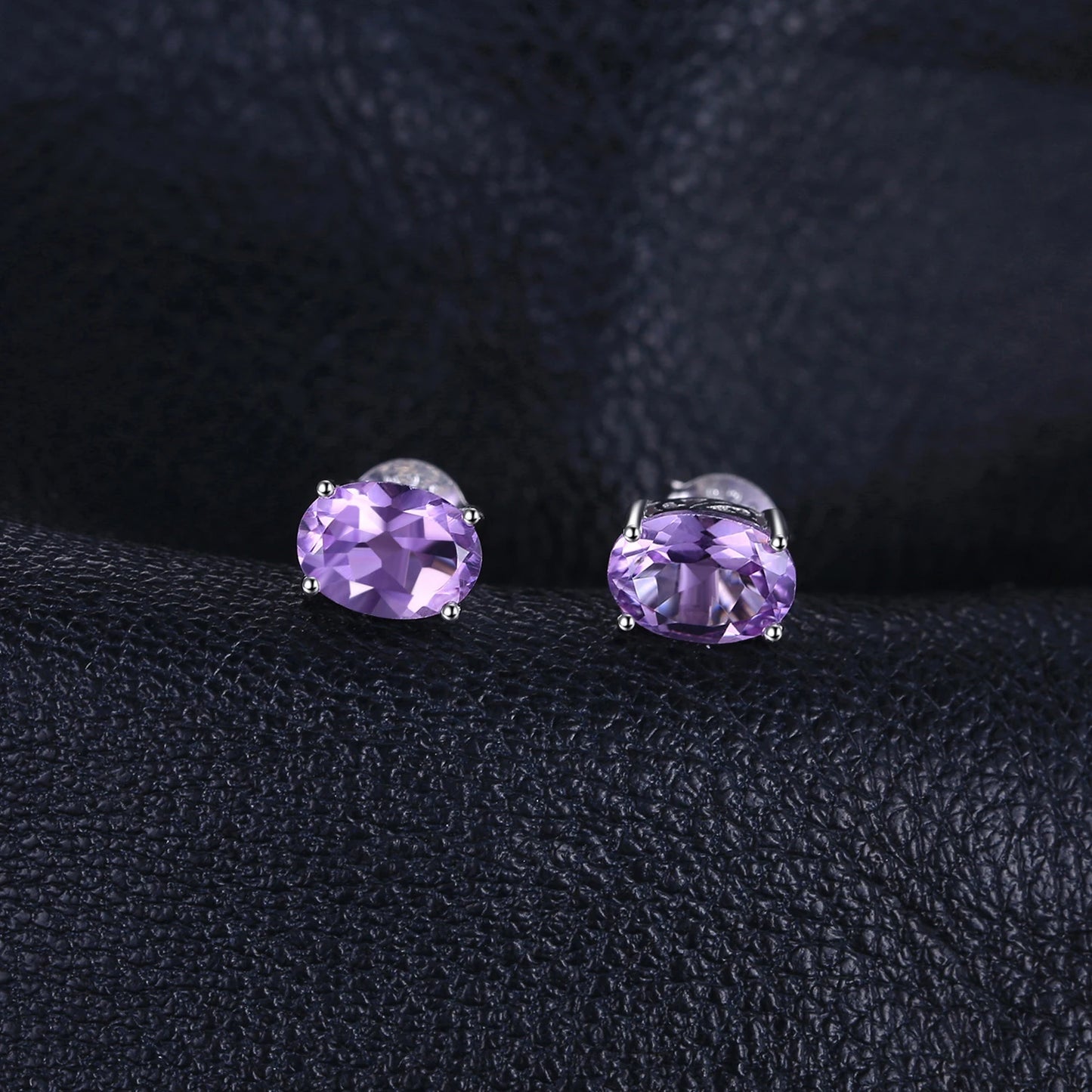 Fashionable, Bold and Beautiful DressJewelryPalace Rose Gold Yellow Gold Plated Oval Natural Amethyst Citrine Garnet Topaz Peridot 925 Sterling Silver Earrings Woman - Just The Fly Way