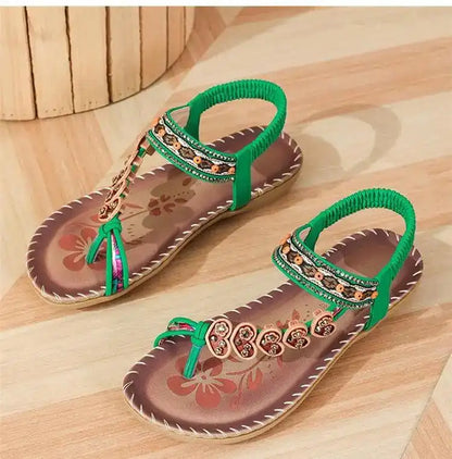 Summer Sandals, Elastic Band Slip-On, Casual Shoes for Beach or Pool - Just The Fly Way
