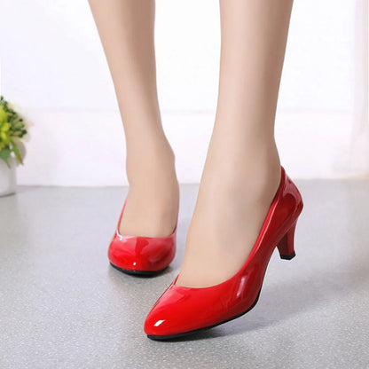 Fashionable, Bold and Beautiful DressWomen Pumps Nude Shallow Mouth Women Shoes New Fashion Office Work Wedding Party Shoes Ladies Low Heel Shoes Summer Heels Woeman