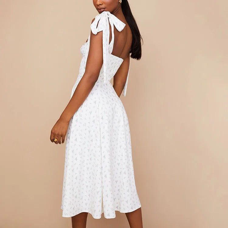 Floral Tight Camisole Dress male Clothing Sexy Club Mini Skirt Vestidos Casual Short Dress - Just The Fly Way