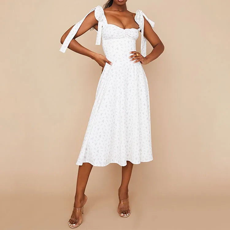 Floral Tight Camisole Dress male Clothing Sexy Club Mini Skirt Vestidos Casual Short Dress - Just The Fly Way