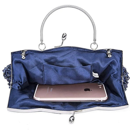Fashion Retro Women Evening Bags Beaded Ladies Clutch Purse Shoulder Chain Wedding Party Women's Handbag Purses and Handbags - Just The Fly Way