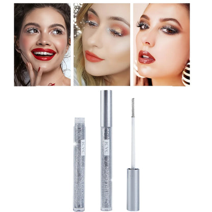 Fashionable, Bold and Beautiful DressSparkling diamond mascara sequins waterproof glitter 5ml