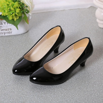 Fashionable, Bold and Beautiful DressWomen Pumps Nude Shallow Mouth Women Shoes New Fashion Office Work Wedding Party Shoes Ladies Low Heel Shoes Summer Heels Woeman