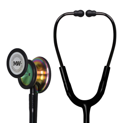 Fashionable, Bold and Beautiful DressMedical Double Sided Stethoscope Professional Portable Cardiology Stethoscope Medical Equipment Nurse Doctor Stethoscope