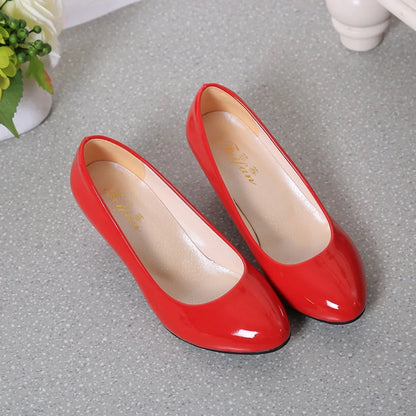 Fashionable, Bold and Beautiful DressWomen Pumps Nude Shallow Mouth Women Shoes New Fashion Office Work Wedding Party Shoes Ladies Low Heel Shoes Summer Heels Woeman