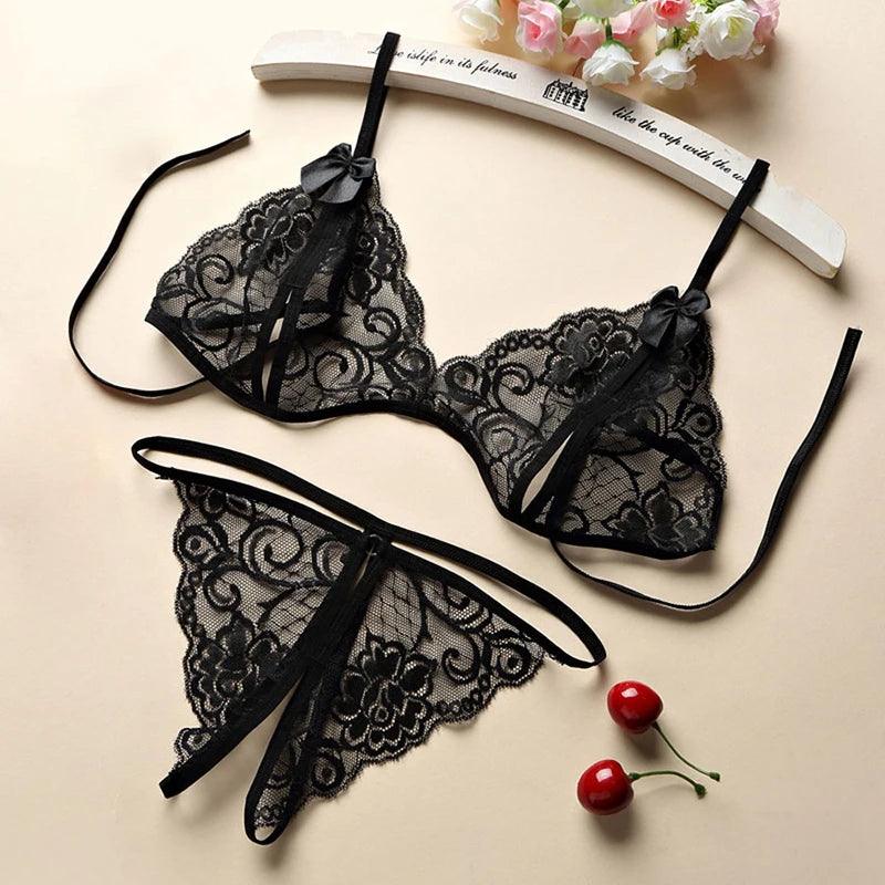 Lingerie Sets, Cosplay, Erotic Lingerie, Women's Bra And Panty, Garter - Just The Fly Way