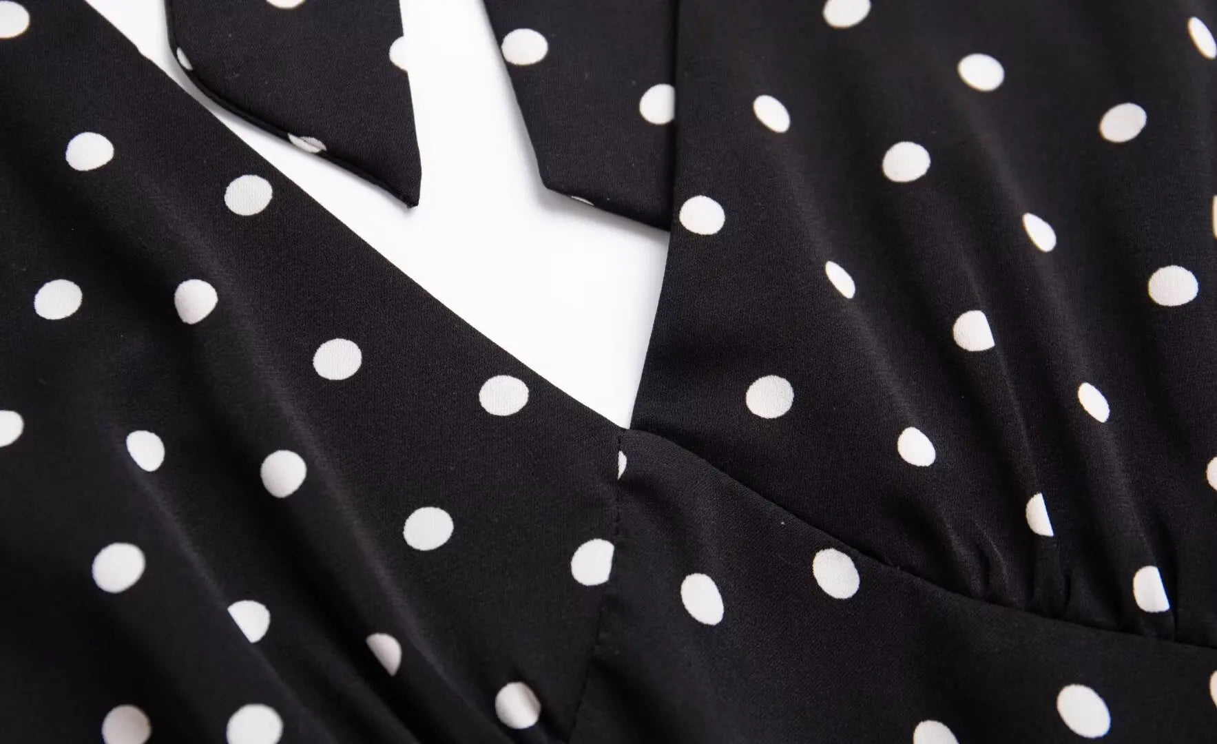 Bold and Sassy Retro Polka Dot Halter Maxi Dress - Just The Fly Way