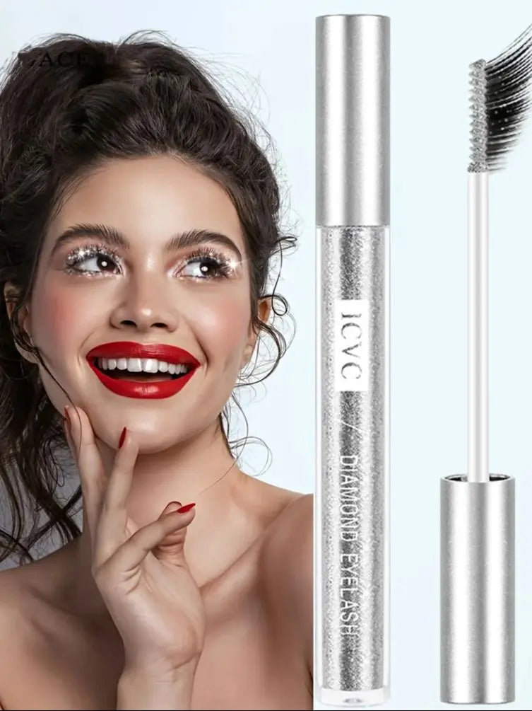 Fashionable, Bold and Beautiful DressSparkling diamond mascara sequins waterproof glitter 5ml