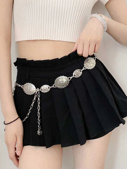 Bohemian Style High-end Silver or Gold Metal Chain Belt