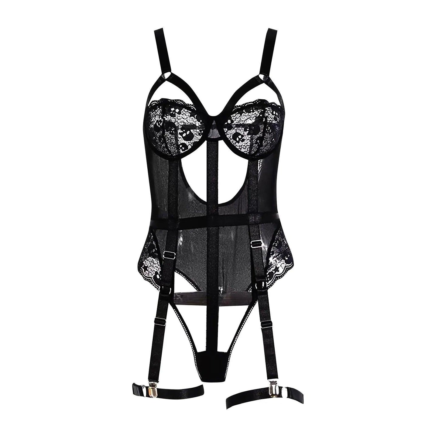 Lace Lingеrie Teddy Set, Soft and Durable Cotton for a Luxurious Feel - Just The Fly Way