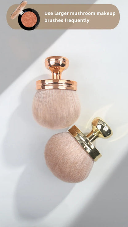 Fashionable, Bold and Beautiful DressExtra Large Mushroom-Head Makeup Brush,Soft Fiber Bristles/Multipurpose,for Makeup Setting/Nail Art/Self Tanner,Essential Beauty