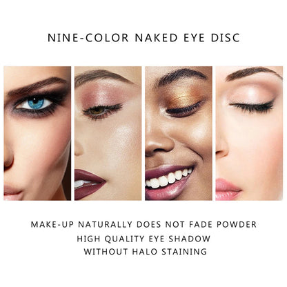 Fashionable, Bold and Beautiful DressJUJU DREAM 9-Color Eyeshadow Palette, Matte & Shimmer Finish, Soft Milk Tea Tones, Compact & Easy for Daily Student Makeup