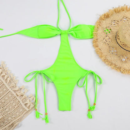 Bikini Set: Women's Floral Print, Brazilian, Swimsuit. Perfect For The Beach! - Just The Fly Way