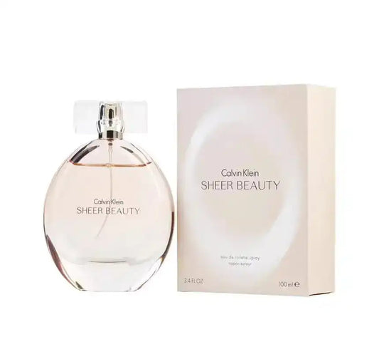 CK BEAUTY SHEER 3.4OZ EDT SPRAY Eau de Toilette Pure Elegance for Women 100ml - Just The Fly Way