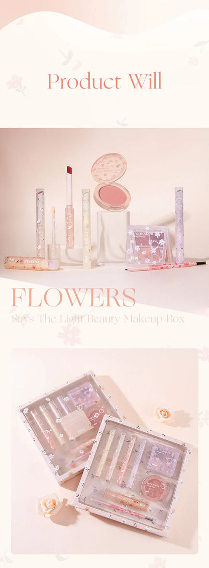 Makeup Kit For Women Full Kit,Long-Wearing Makeup Product Set, 8Pcs Lipstick