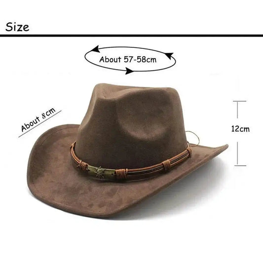 Add a dash of bold style with this Western Cowgirl Hat - Just The Fly Way