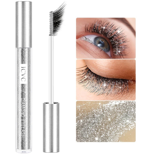 Fashionable, Bold and Beautiful DressSparkling diamond mascara sequins waterproof glitter 5ml