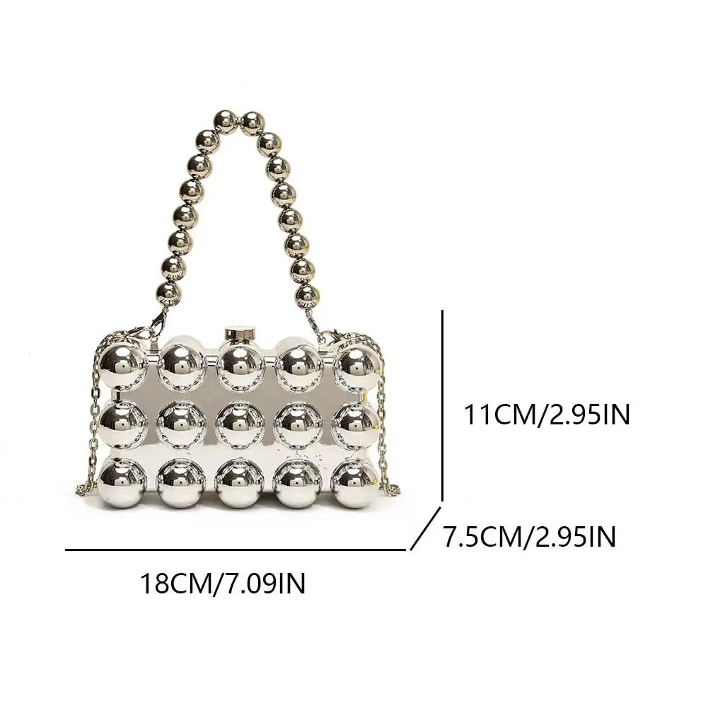 Acrylic Clutch Purse For Women Bubble Crossbody Purse Detachable Strap Square Handbag Wedding Prom Party Leisure Shopping Bag - Just The Fly Way