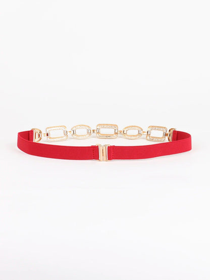 Elastic Link Chain, Splice Buckle, Waist Belt, Sparkle Accessories - Just The Fly Way