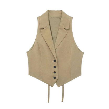 Vest Top and Slim Midi Skirt Set, Side Zipper Closure - Just The Fly Way