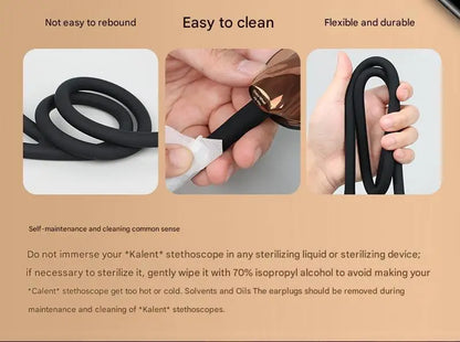 Fashionable, Bold and Beautiful DressCarent Medical Professional Cardiology Stethoscope Diagnostic Stethoscope Master Cardiology Stethoscope For Nurse Health Care