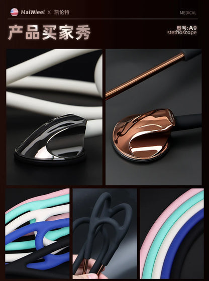 Fashionable, Bold and Beautiful DressCarent Medical Professional Cardiology Stethoscope Diagnostic Stethoscope Master Cardiology Stethoscope For Nurse Health Care