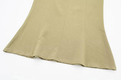 Vest Top and Slim Midi Skirt Set, Side Zipper Closure - Just The Fly Way