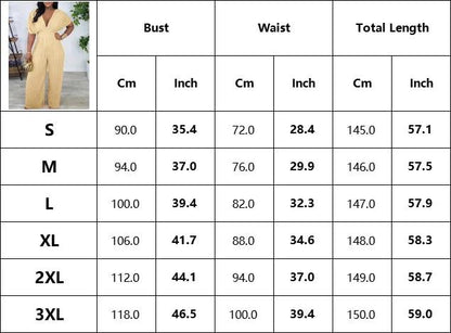 Elegant V-neck Solid Color Fashion Pleated Wide leg Jumpsuit, Pants Romper - Just The Fly Way