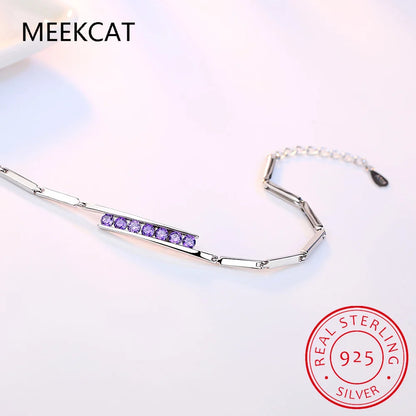 Shine On Women's 925 Sterling Silver CZ Tennis Bracelet - Perfect for Weddings & Special Occasions - Just The Fly Way