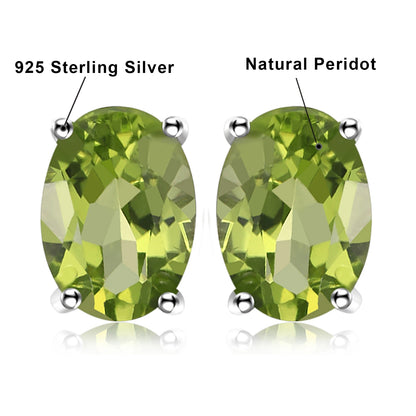 Fashionable, Bold and Beautiful DressJewelryPalace Rose Gold Yellow Gold Plated Oval Natural Amethyst Citrine Garnet Topaz Peridot 925 Sterling Silver Earrings Woman - Just The Fly Way