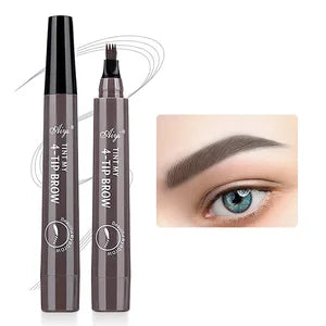 Fashionable, Bold and Beautiful DressFour-pronged eyebrow pencil, four-end, long-lasting, non-smudged, water-resistant, anti-smudged eyebrow pencil