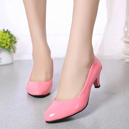 Fashionable, Bold and Beautiful DressWomen Pumps Nude Shallow Mouth Women Shoes New Fashion Office Work Wedding Party Shoes Ladies Low Heel Shoes Summer Heels Woeman