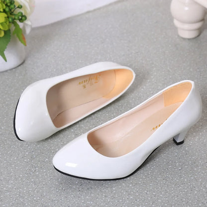 Fashionable, Bold and Beautiful DressWomen Pumps Nude Shallow Mouth Women Shoes New Fashion Office Work Wedding Party Shoes Ladies Low Heel Shoes Summer Heels Woeman