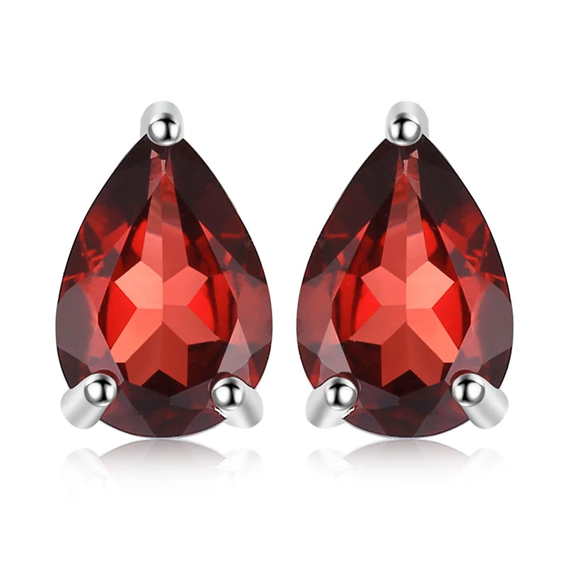 Fashionable, Bold and Beautiful DressJewelryPalace Rose Gold Yellow Gold Plated Oval Natural Amethyst Citrine Garnet Topaz Peridot 925 Sterling Silver Earrings Woman - Just The Fly Way