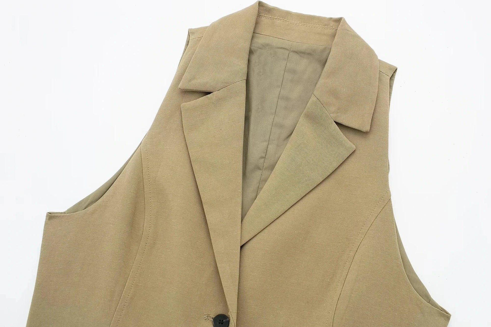 Vest Top and Slim Midi Skirt Set, Side Zipper Closure - Just The Fly Way